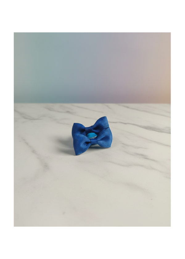 Vibrant Orange Mini Pigtail Bows (Set of 2)
