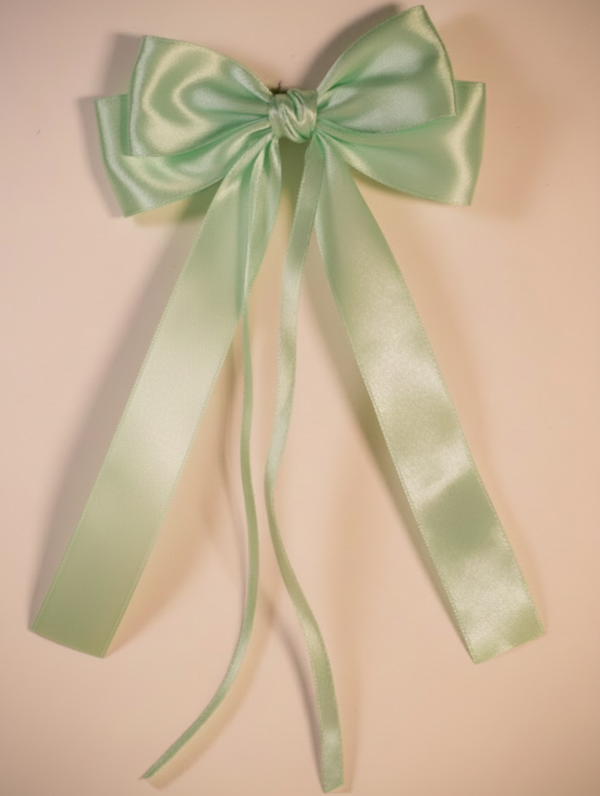 Long 5 The Cascading Ribbon Satin Hair Bow