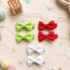 Pck of three Todd 1 Sweet Baby Grosgrain Bow Clips (6-Pack) – Choose Your Palette