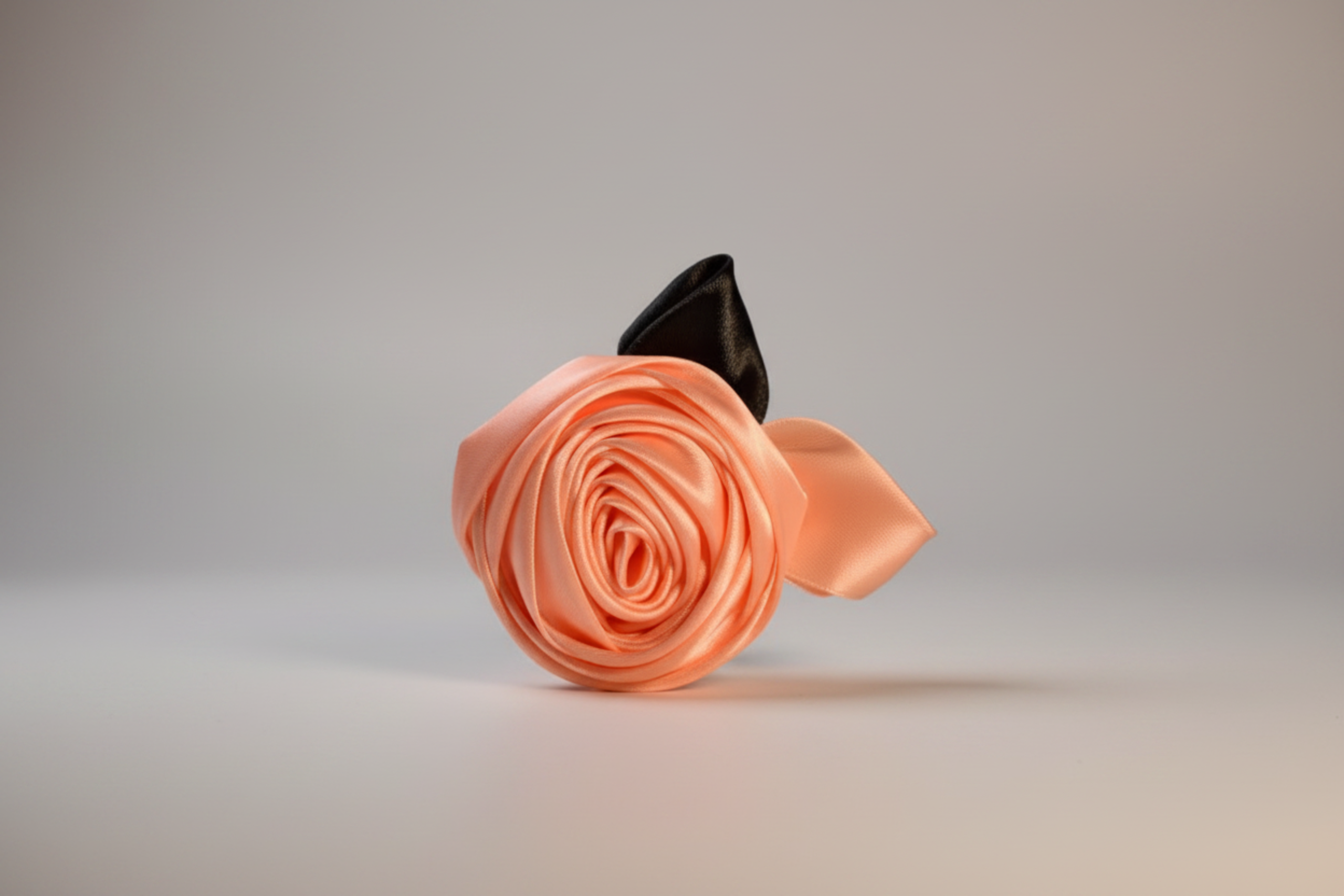Rose gold 2 The Signature Satin Rose Hair Clip