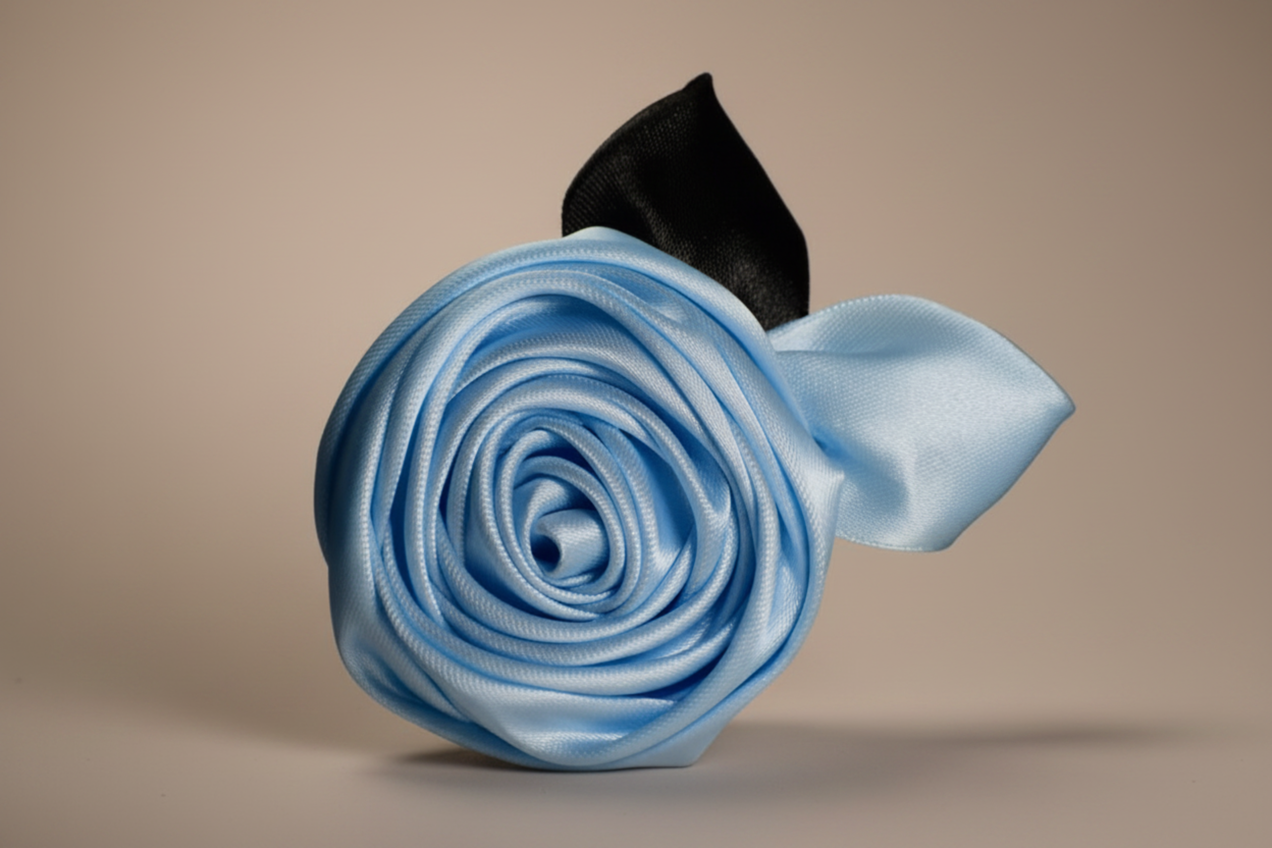 Sky blue 6 The Signature Satin Rose Hair Clip