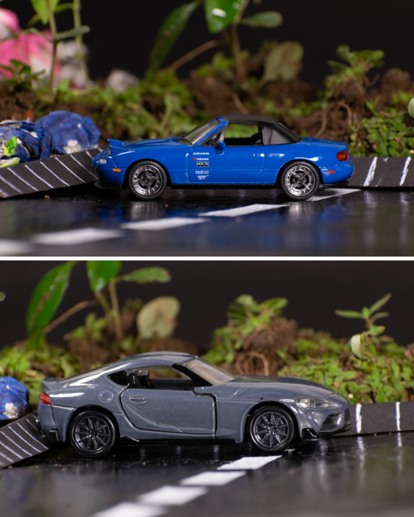 JDM Legends 2-Pack: Classic Mazda Miata & Modern Toyota GR Supra