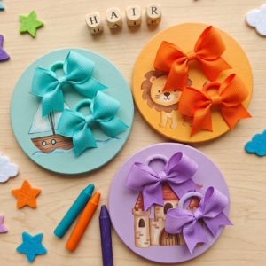 The Themed Grosgrain Hair Bow Collection (6-Pack) – Choose Your Adventure