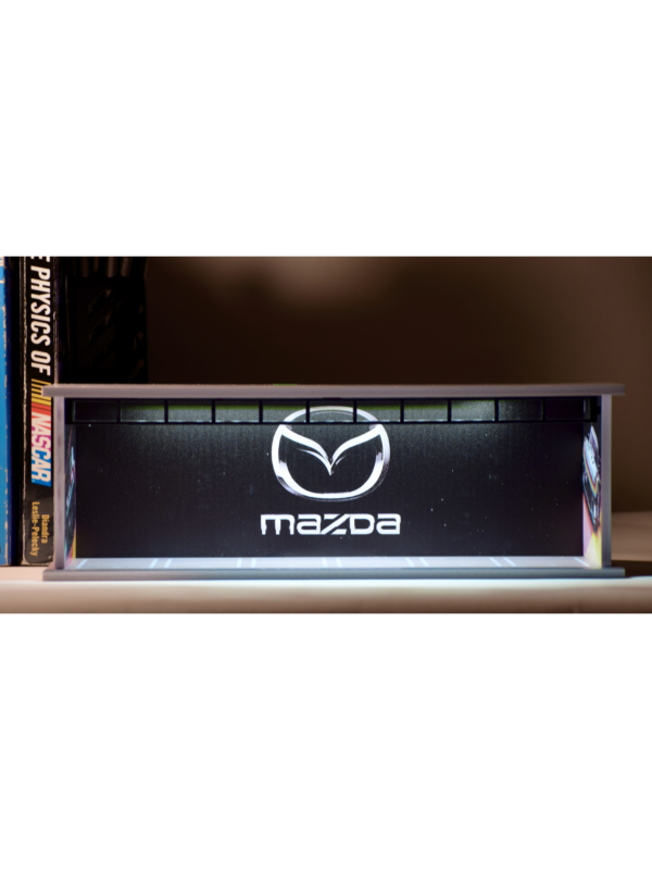 Premium Illuminated Mazda Showroom Display Case (1:64 Scale)