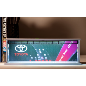 tayota Premium Illuminated Toyota Racing Showroom Display Case (1:64 Scale)